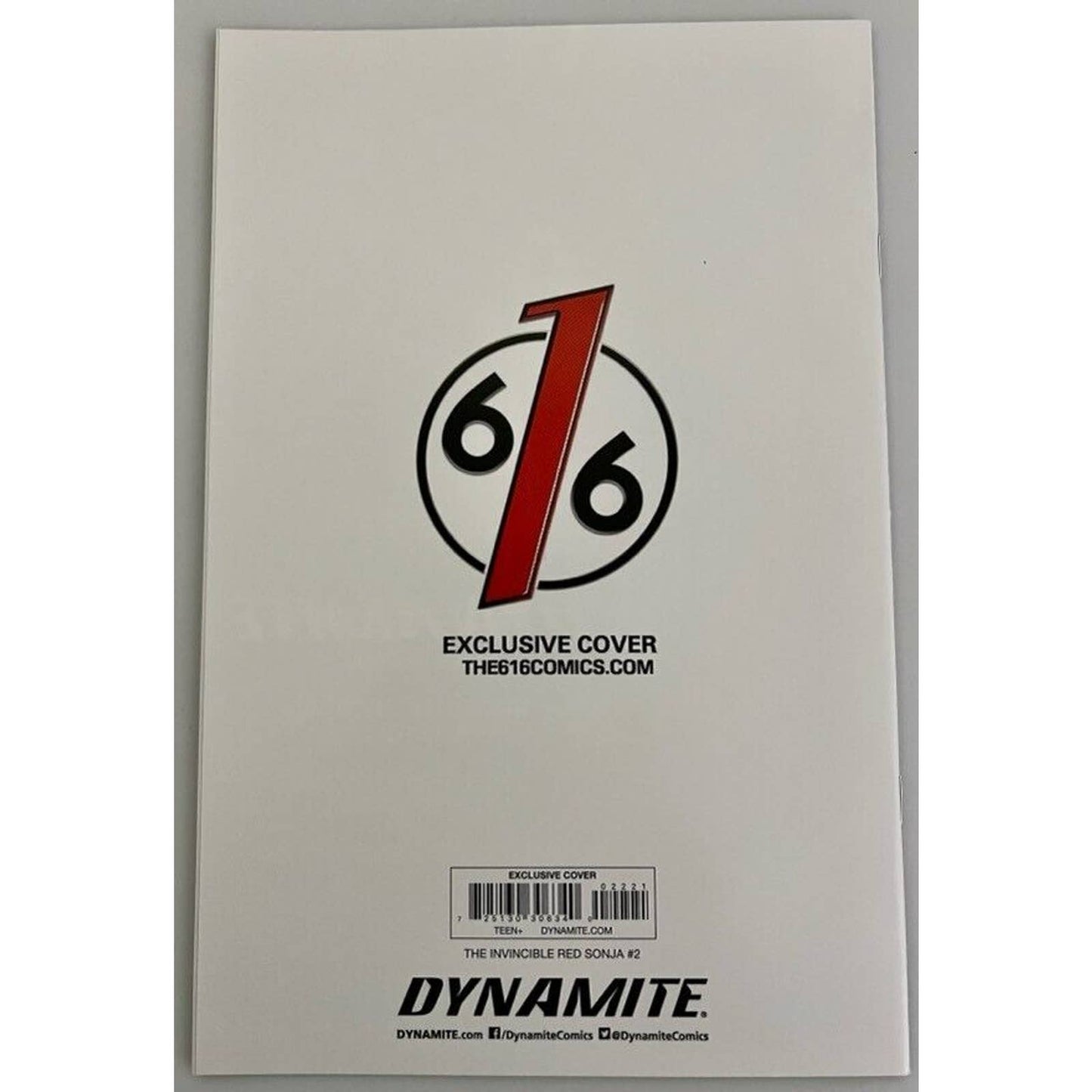 The Invincible Red Sonja #2 Josh Burns Variant Cover LTD 500 Dynamite