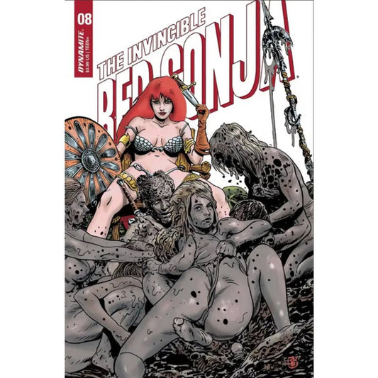 The Invincible Red Sonja #8 Copy FOC Jimmy Broxton Risque Virgin Variant Cover
