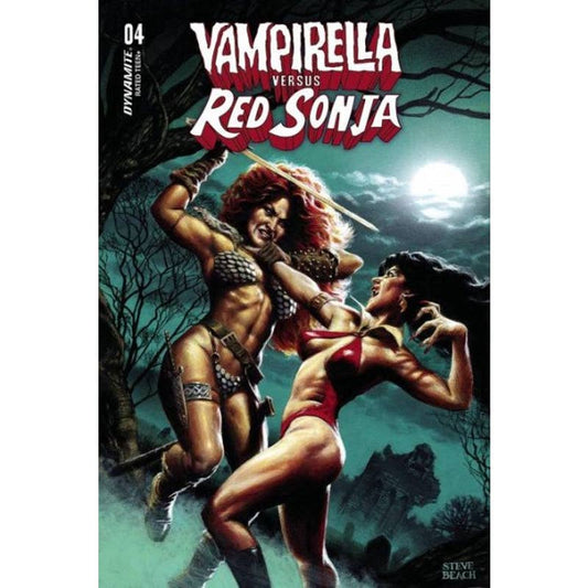 Vampirella vs. Red Sonja #4C Steve Beach Cover