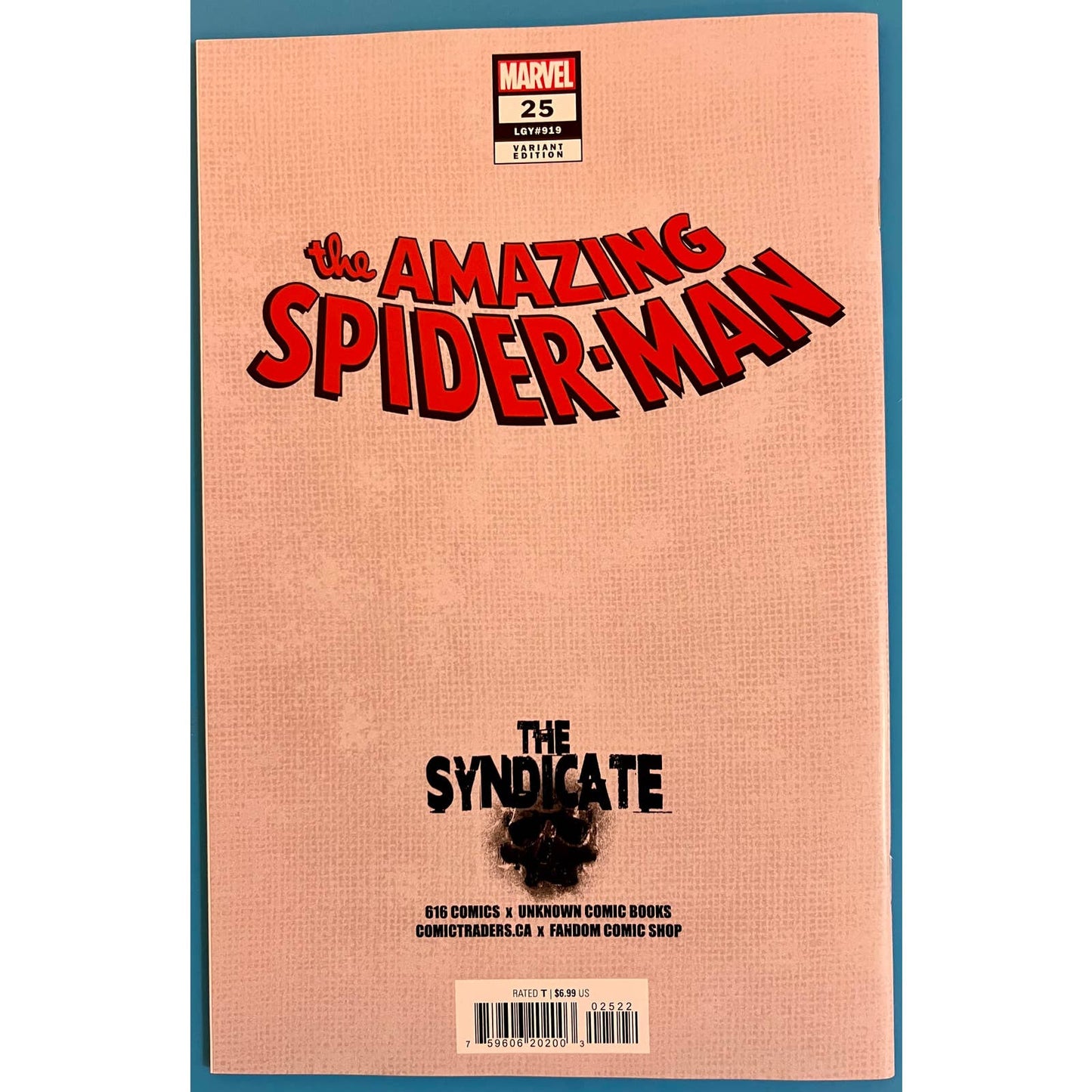 The Amazing Spider-Man, Vol. 6 #25U Tiago Da Silva Exclusive Virgin Variant