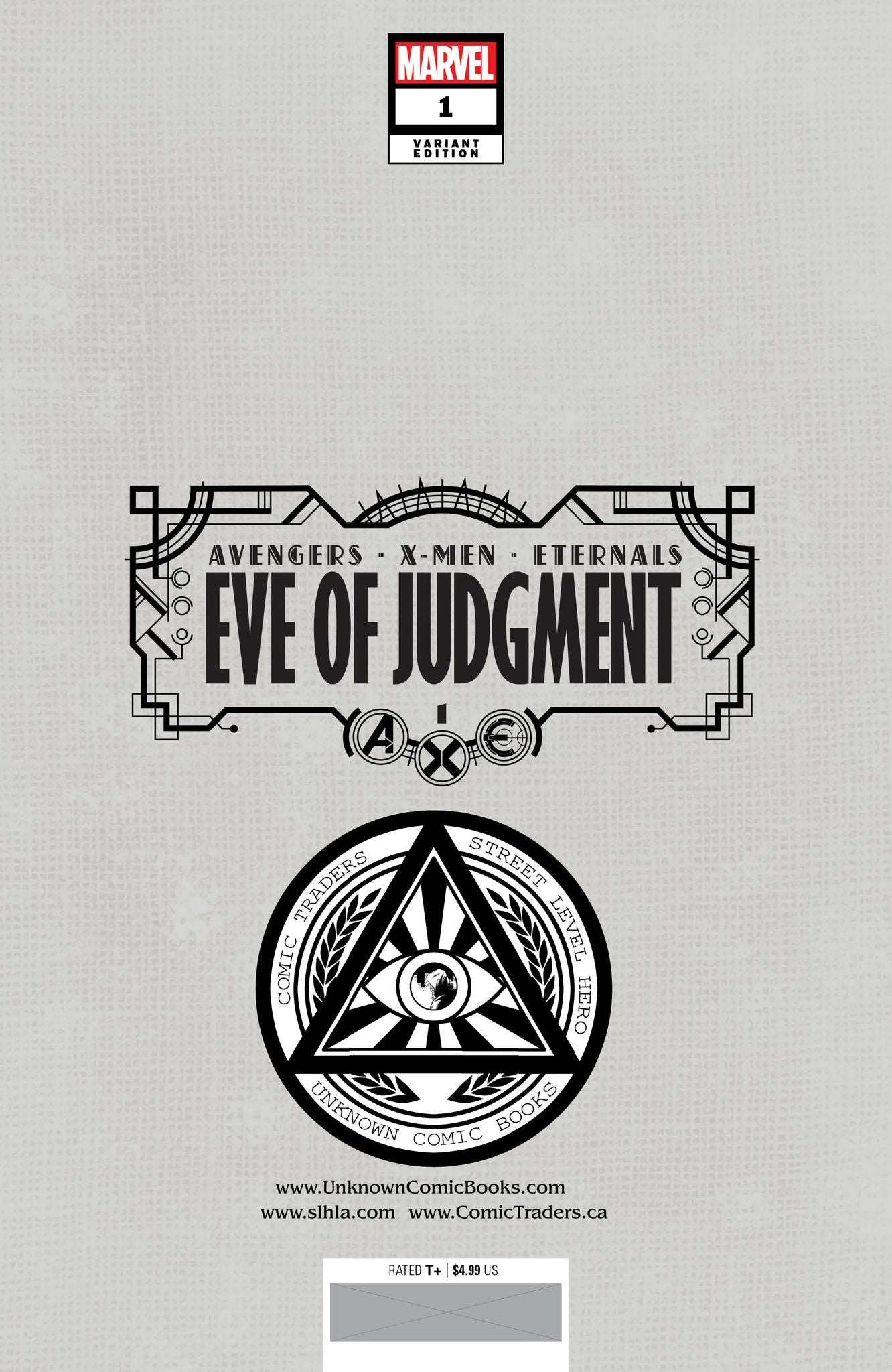 A.X.E.: EVE OF JUDGMENT #1 [AXE] UNKNOWN COMICS DAVID NAKAYAMA HELLFIRE EXCLUSIVE VAR (07/13/2022) **Item(s) may be a preorder and will not ship until or after the street date posted in the title.** A.X.E.: EVE OF JUDGMENT 1 [AXE]MARVEL PRH(W) Kieron Gill
