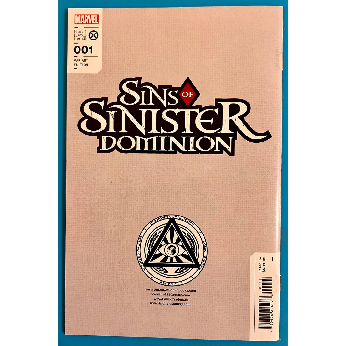 Sins of Sinister: Dominion #1H Nathan Szerdy Exclusive Virgin Variant