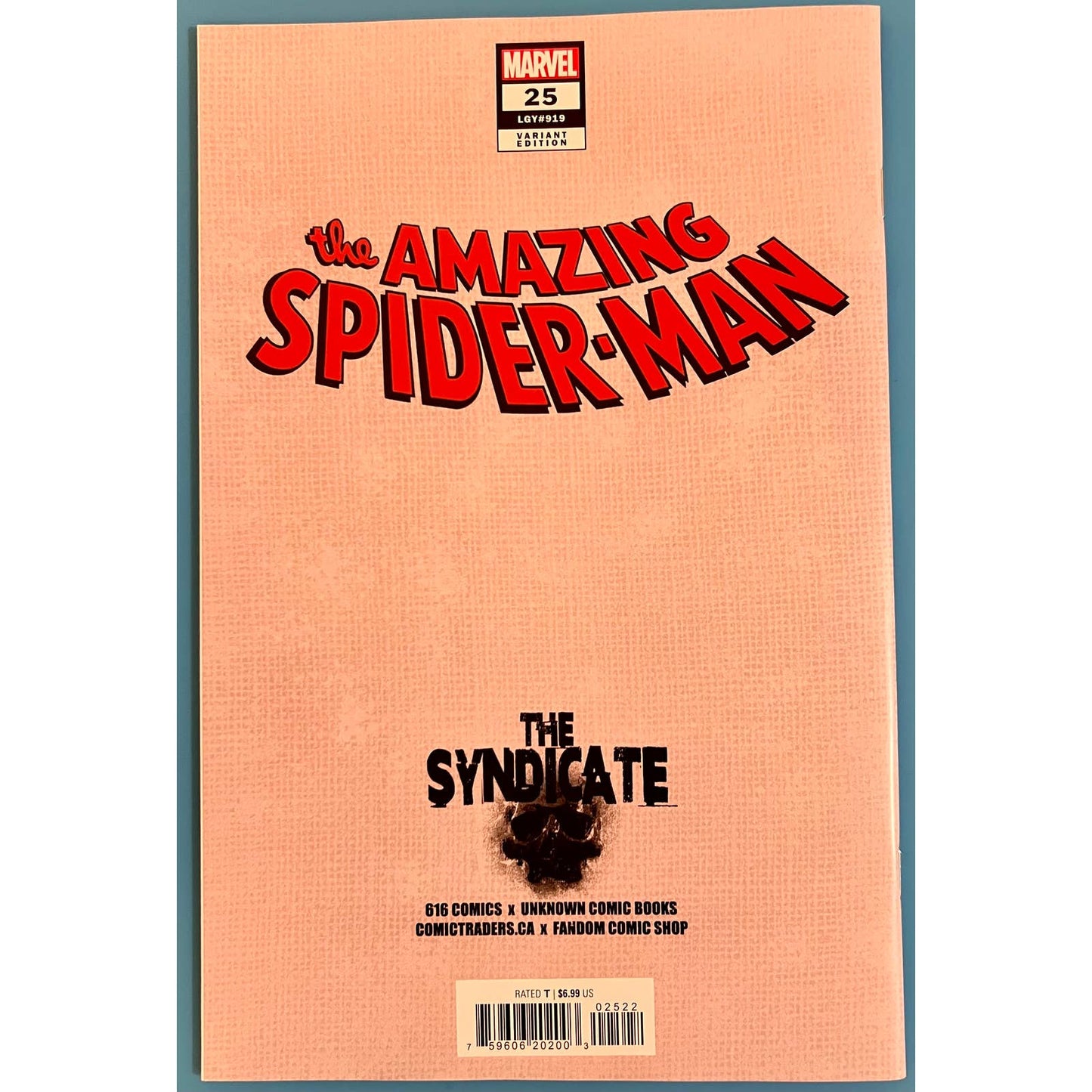 The Amazing Spider-Man, #25U Tiago Da Silva Exclusive Virgin Variant
