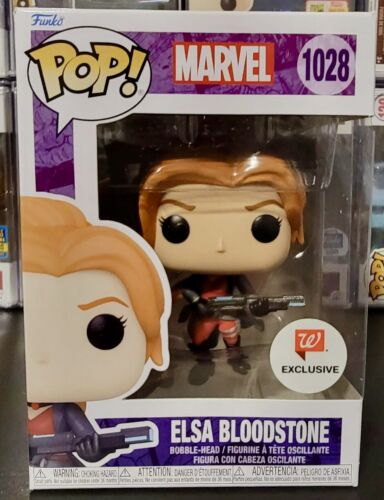 Funko Pop Marvel Elsa Bloodstone #1028 Walgreens Exclusive With Protector