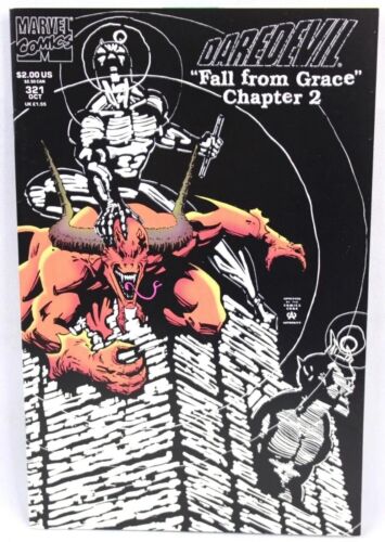 Daredevil #321 Fall From Grace Chapter Two GITD Variant 1993 Marvel Comics F/F+