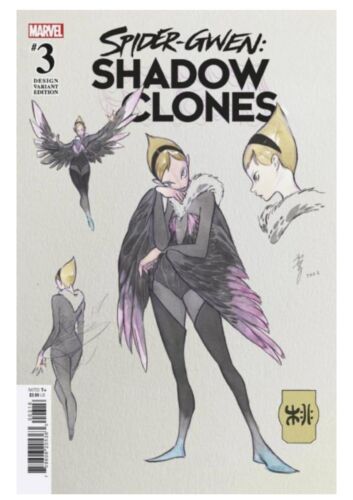 SPIDER-GWEN: SHADOW CLONES #3 (PEACH MOMOKO 1:10 RATIO VARIANT)(2023) ~ Marvel