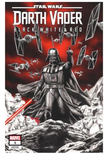 STAR WARS ~ DARTH VADER: BLACK, WHITE & RED #1 (MICO SUAYAN EXCLUSIVE VIRGIN)