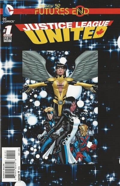 Futures End Justice League United #1 3D Cover Near Mint New 52 DC 2014 LBX1