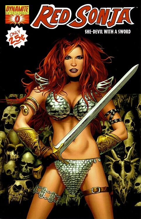 Dynamite Comics 2005 RED SONJA #0 Black Variant Cover