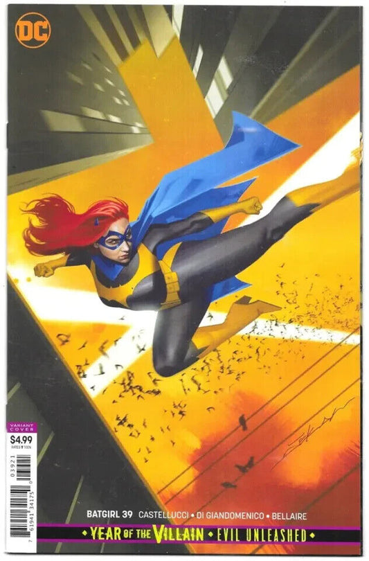 Batgirl Comic 39 Cover B Card Stock Variant Jeff Dekal First Print 2019 DC