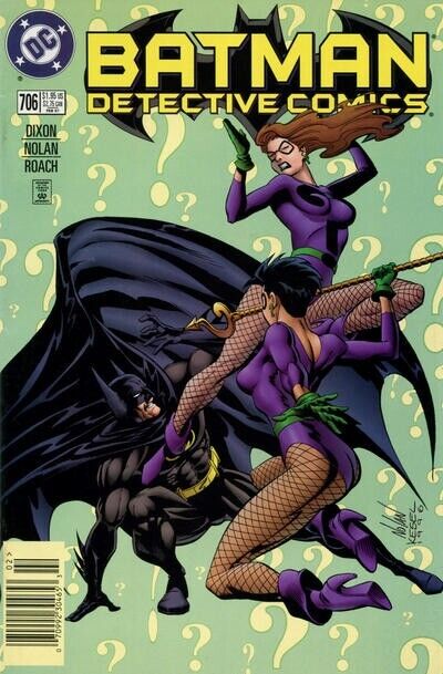 Detective Comics #706 (Newsstand)  DC | Batman Chuck Dixon