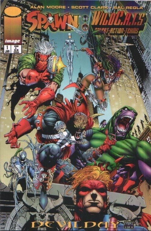 Spawn/WildC.A.T.S #1; Image | Alan Moore