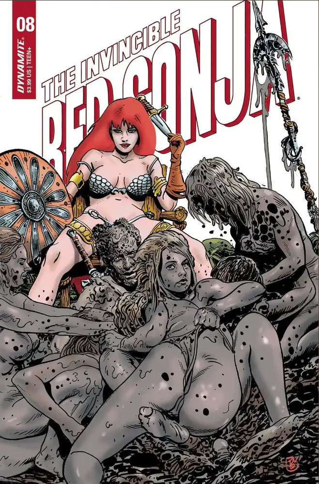 The Invincible Red Sonja #8 Q Broxton Risque Variant Dynamite