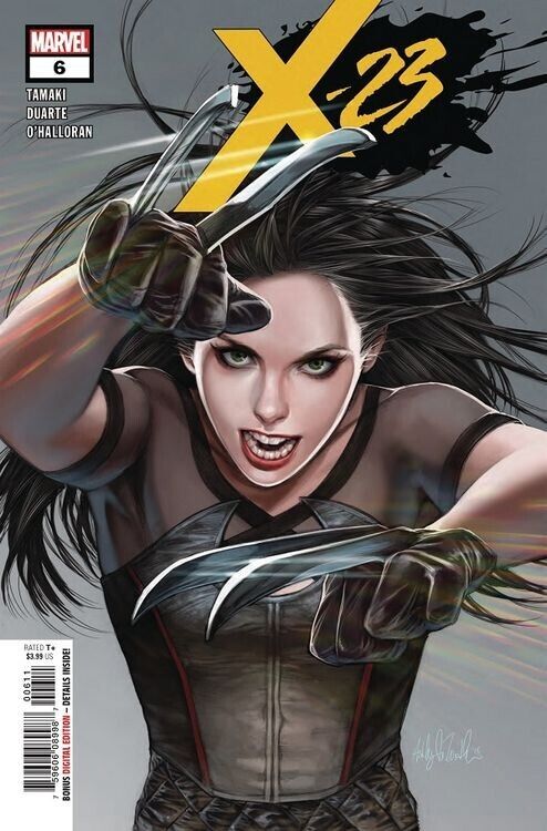 X-23 6 NM/NM+ GORGEOUS Ashley Witter Cover BACK TO SCHOOL? MARVEL COMICS 2018