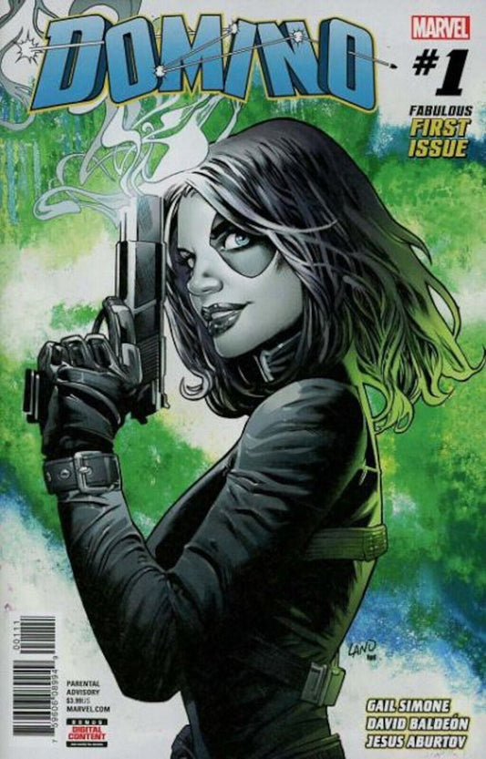 Domino #1A (2018) Greg Land Cover 1st Print Marvel Comics, High Grade