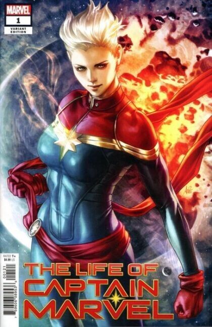 THE LIFE OF CAPTAIN MARVEL #1 ARTGERM VARIANT MARVEL COMICS 2018