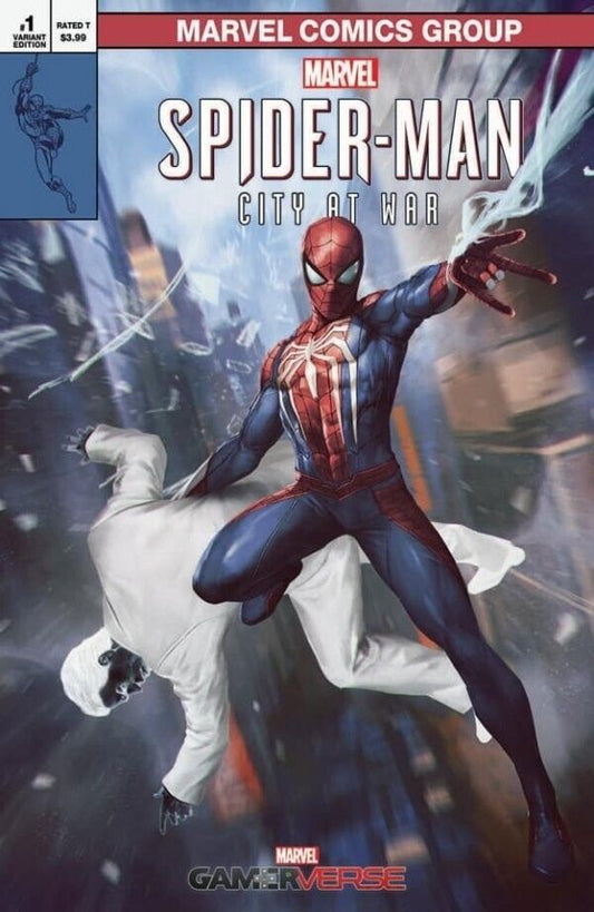 Marvel Spider-Man City At War #1 (2019) Skan Srisuwan Trade Dress Variant Cover