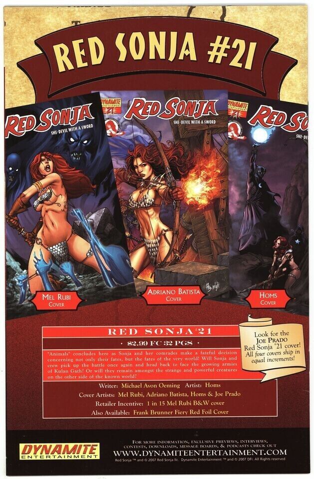 Red Sonja (2005) #20B