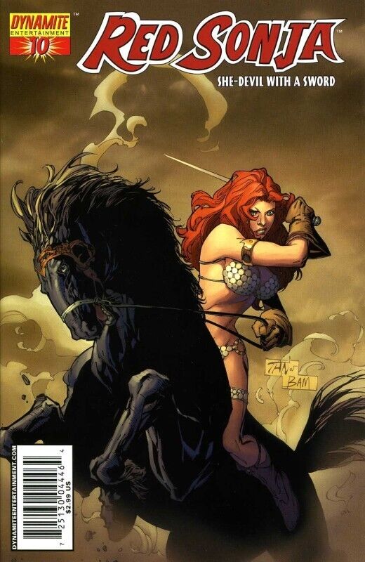 Red Sonja #10 Dynamite Billy Tan Cover 2005 Variant