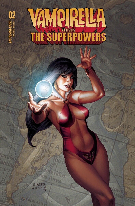 Vampirella vs. The Superpowers #2D Linsner Variant 2023