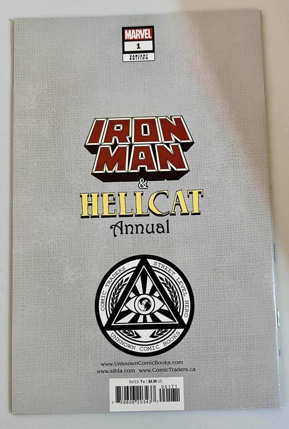 🔥 IRON MAN & HELLCAT ANNUAL #1 IVAN TAO Unknown 616 Trade Dress Variant