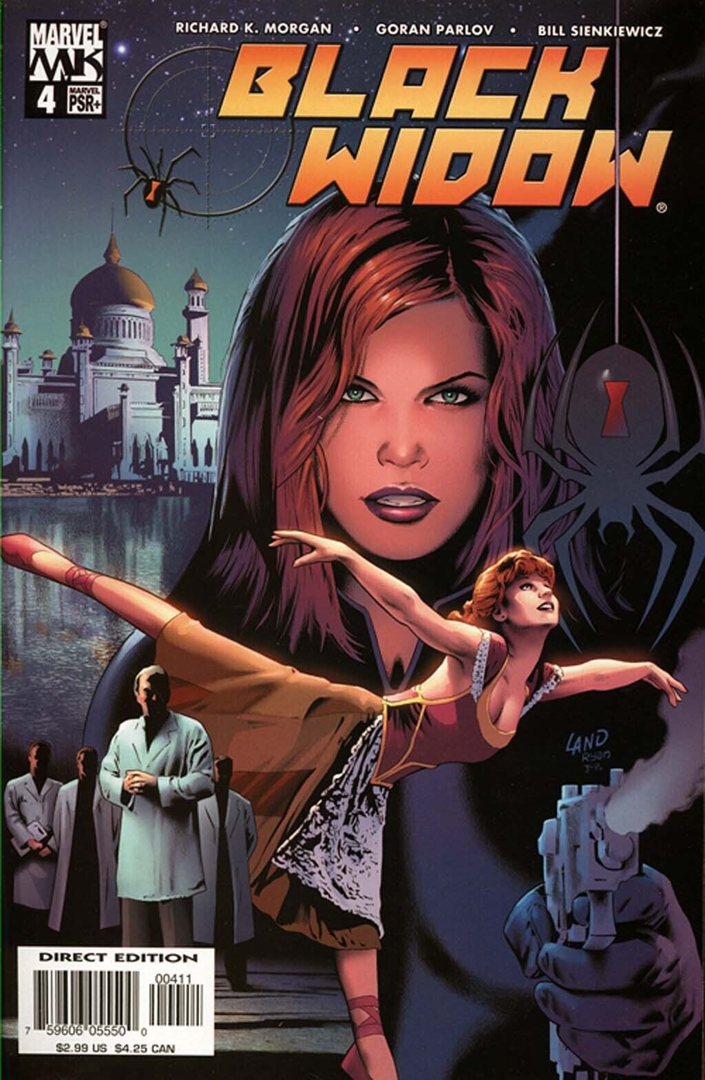 BLACK WIDOW #4 NM Marvel Knights 2005 - Greg Land Cover