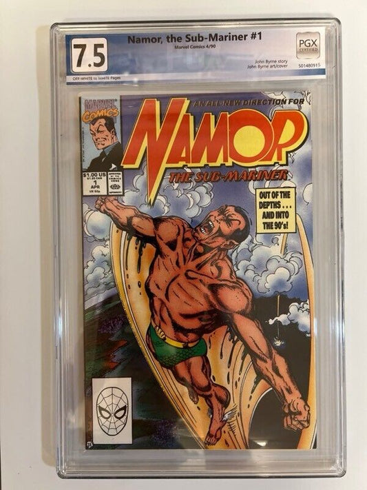 Namor the Sub-Mariner #1 PGX 7.5 (Apr 1990, Marvel) John Byrne, 1st Phoebe Marrs