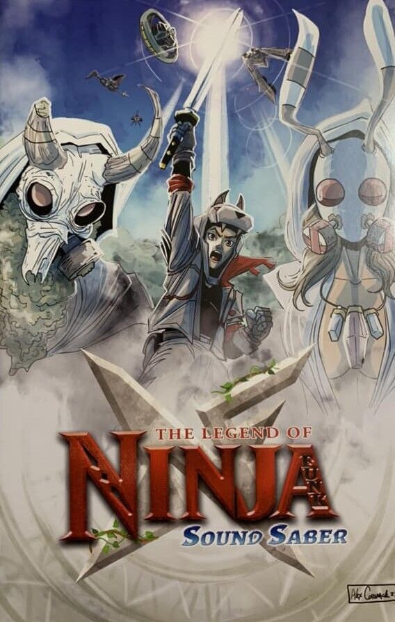 Ninja Funk 4 Alex Cormack Zelda homage variant