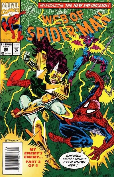 Web Of Spider-Man #99 Newsstand Marvel Comics