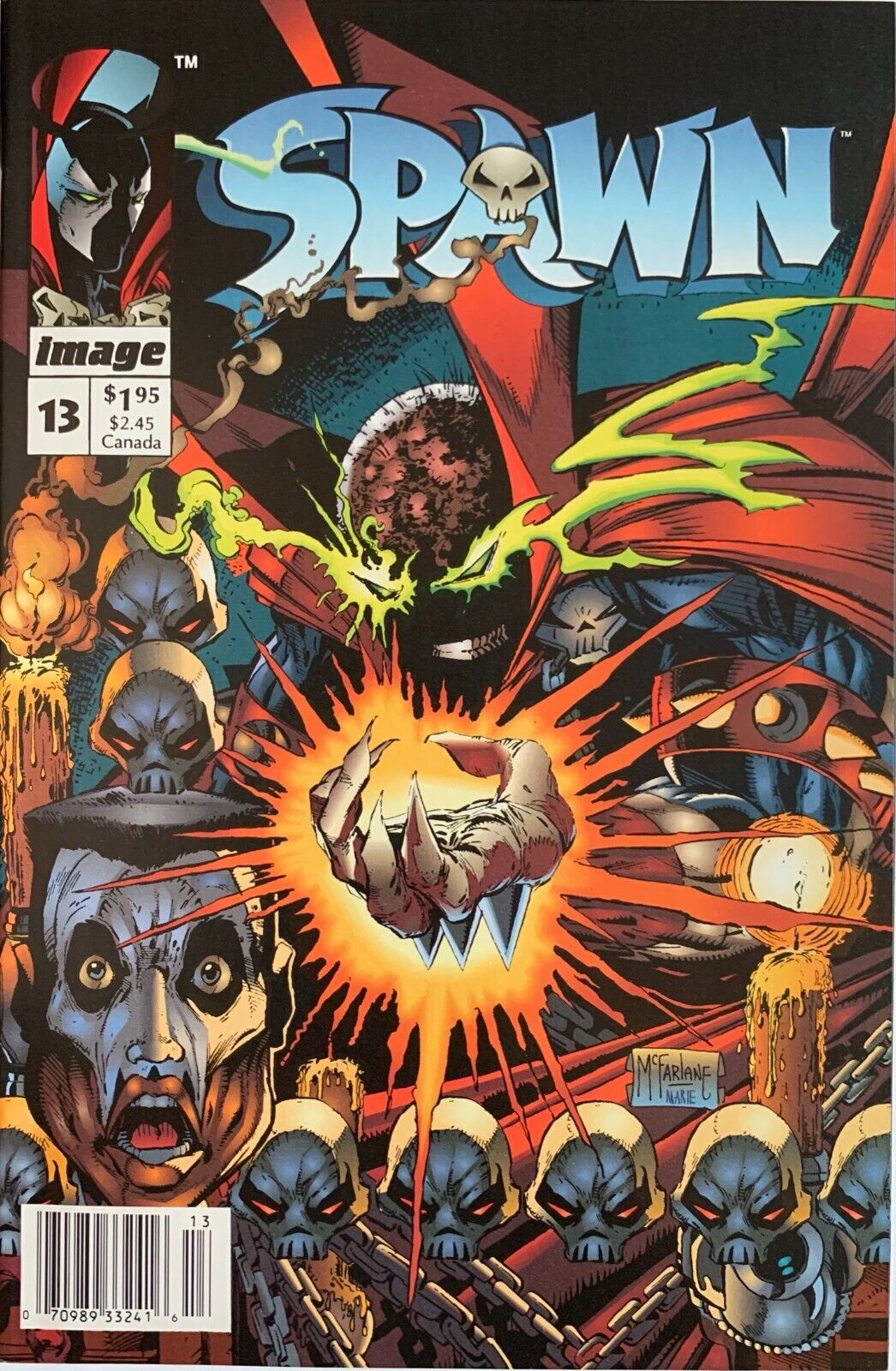 Spawn #13 Newsstand Cover, Image Comics