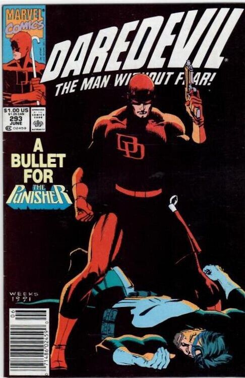 Daredevil #293 (Newsstand) Marvel | Punisher