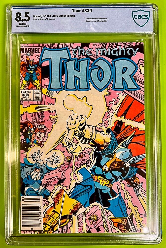 Thor #339D Direct Variant CGC 8.5 Newsstand 1984