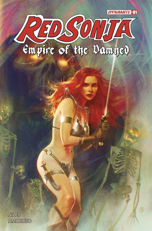 RED SONJA EMPIRE OF THE DAMNED #1 JOSHUA MIDDLETON FOIL VARIANT E