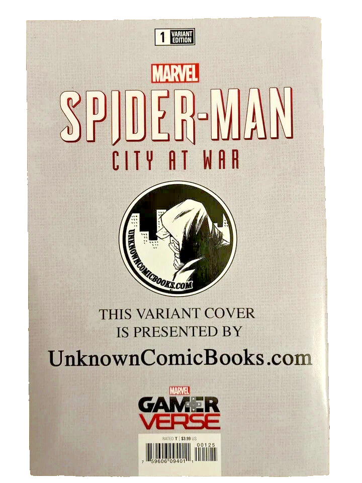 Spider-Man City at War #1 Anacleto Unknown Comics Gamerverse Virgin Variant