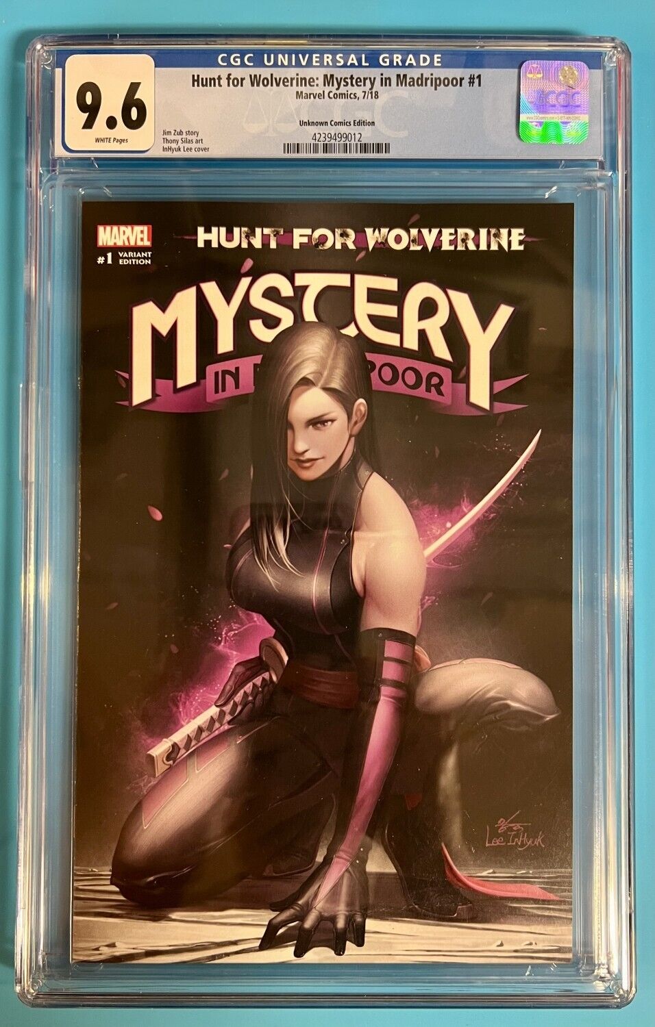 Hunt for Wolverine Mystery in Madripoor 1 UNKNOWN.A CGC 9.6 2018 4239499012