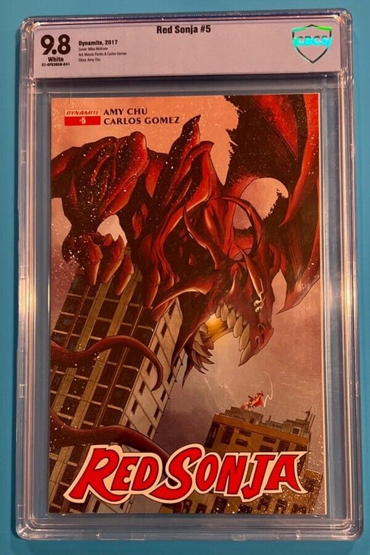 Red Sonja #5 CBCS 9.8 Dynamite Comics