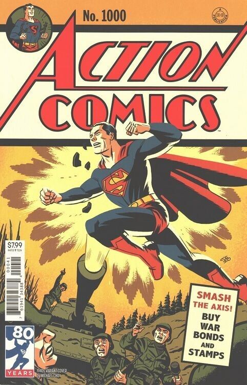 ACTION COMICS #1000 MICHAEL CHO 1940'S VARIANT NM SUPERMAN BATMAN WONDER WOMAN 