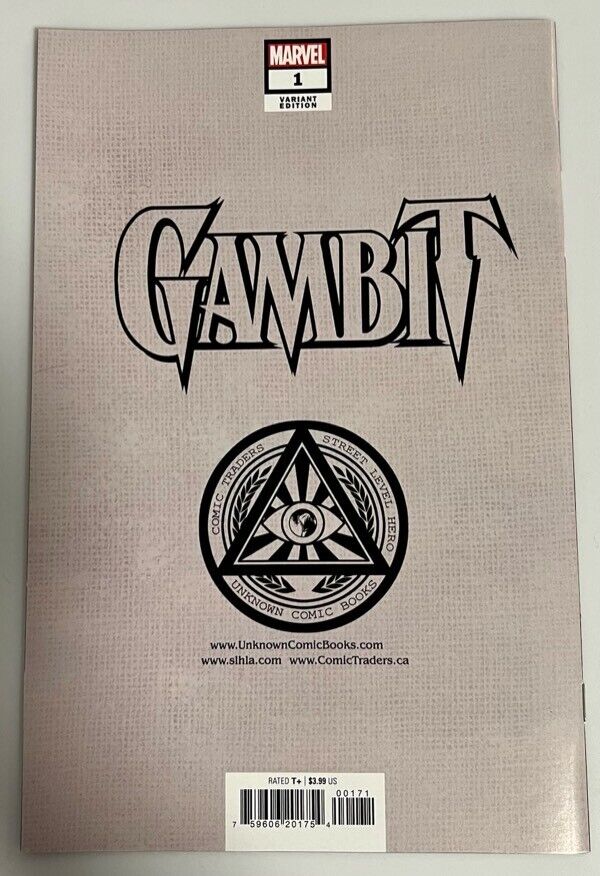 🔥✖️ GAMBIT #1 MARCO MASTRAZZO Unknown 616 Trade Dress Variant