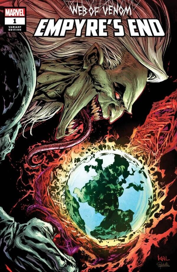 WEB OF VENOM: EMPYRE'S END #1 * EXCLUSIVE KEN LASHLEY VIRGIN VARIANT KNULL