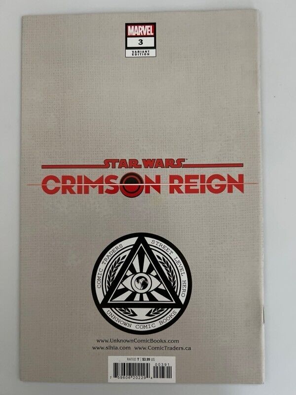 🚨🔥 STAR WARS CRIMSON REIGN #3 KIRKHAM Comics Yoda Trade Dress Variant