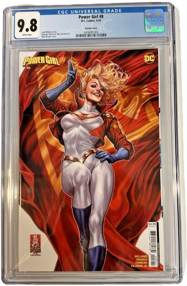 Power Girl #8 Mark Brooks Variant CGC 9.8 NM/M Gorgeous Collectors Item