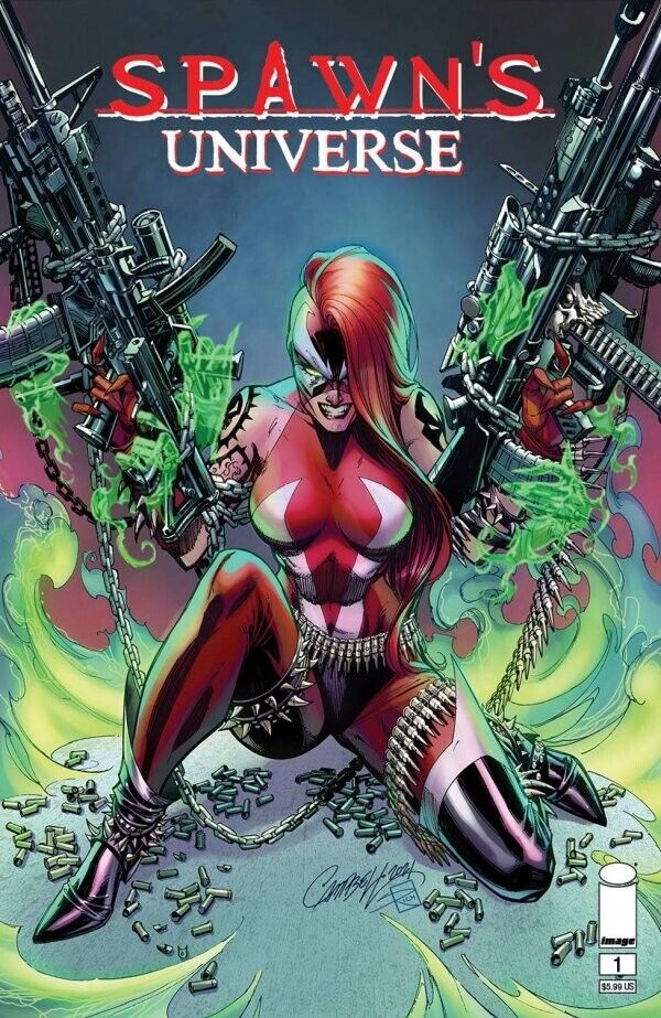 SPAWN'S UNIVERSE (2022 Image) #1 J Scott Campbell Cover 1st Print Comic