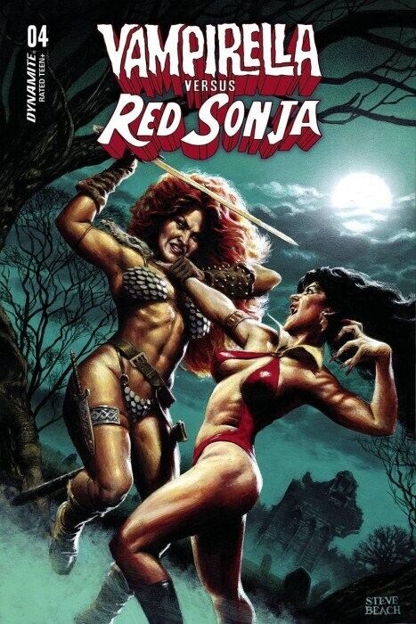 Vampirella vs Red Sonja #4 Cover H 20 Copy Variant Edition Beach