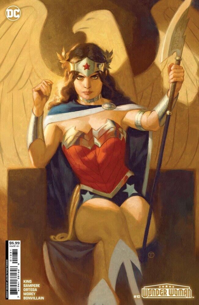 ⭐ WONDER WOMAN #10 CVR B JULIAN TOTINO TEDESCO CARD STOCK VAR *6/19/24