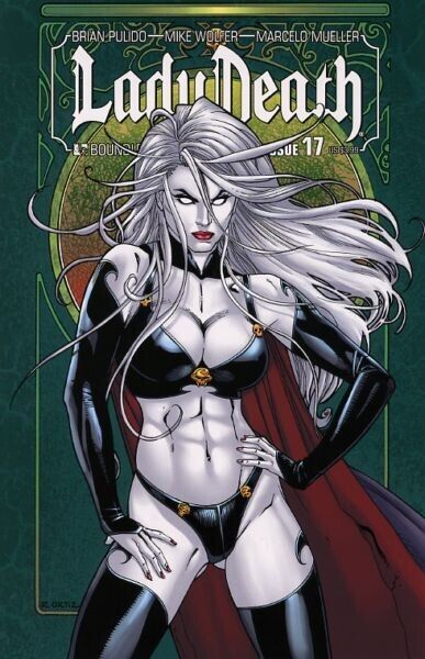 LADY DEATH Boundless #17 APR 2012 Richard Ortiz Cover