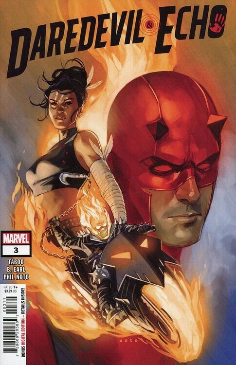 Daredevil & Echo #3 2023 Unread Phil Noto Main Cover Marvel Comic