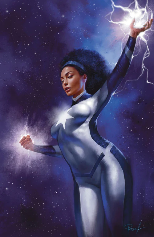 MONICA RAMBEAU: PHOTON #1 (LUCIO PARRILLO EXCLUSIVE VIRGIN VARIANT) ~ Marvel