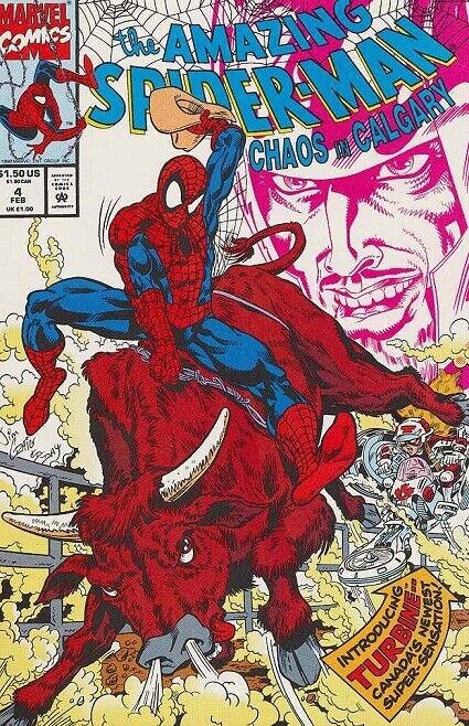 AMAZING SPIDER-MAN Chaos in Calgary #4, 1st Turbine VF/NM MARVEL COMICS