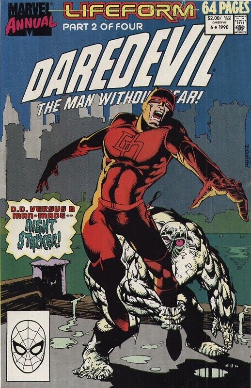 Daredevil Annual #6 Direct Market Edition - 1990 Marvel Comics