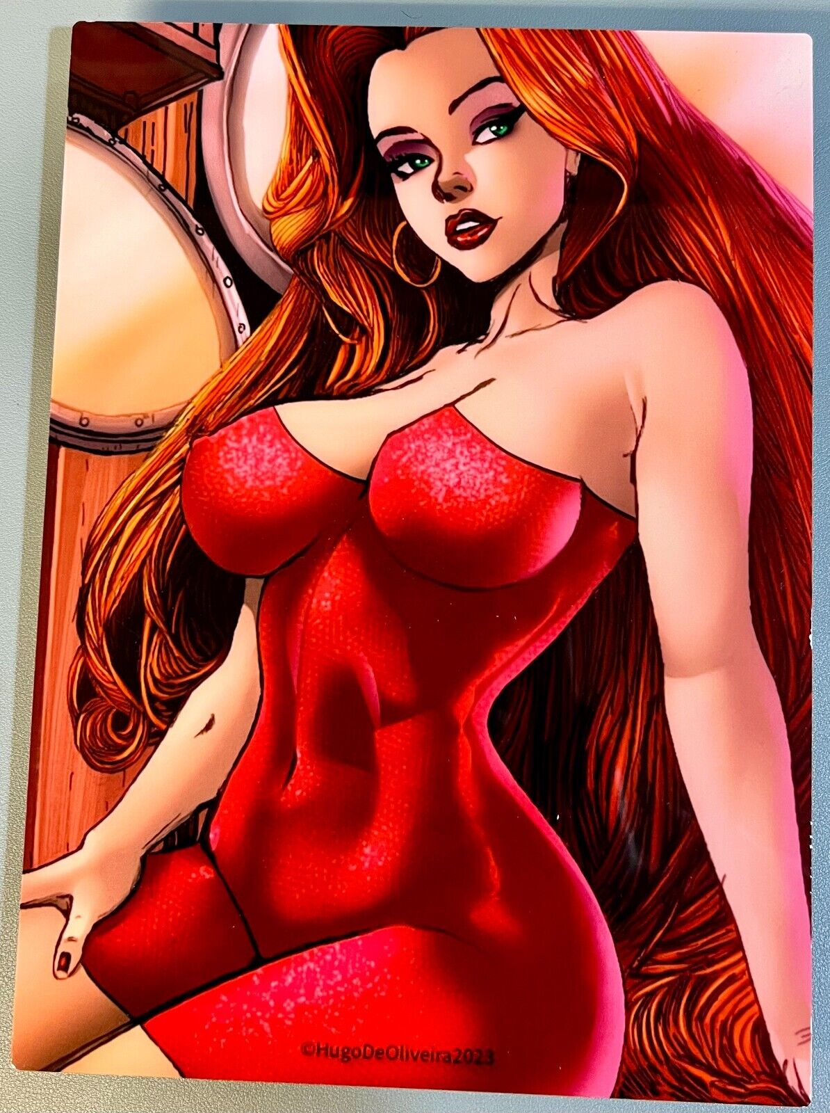 Jessica Rabbit #1 Trade Dress 8 x 11 Metal Print